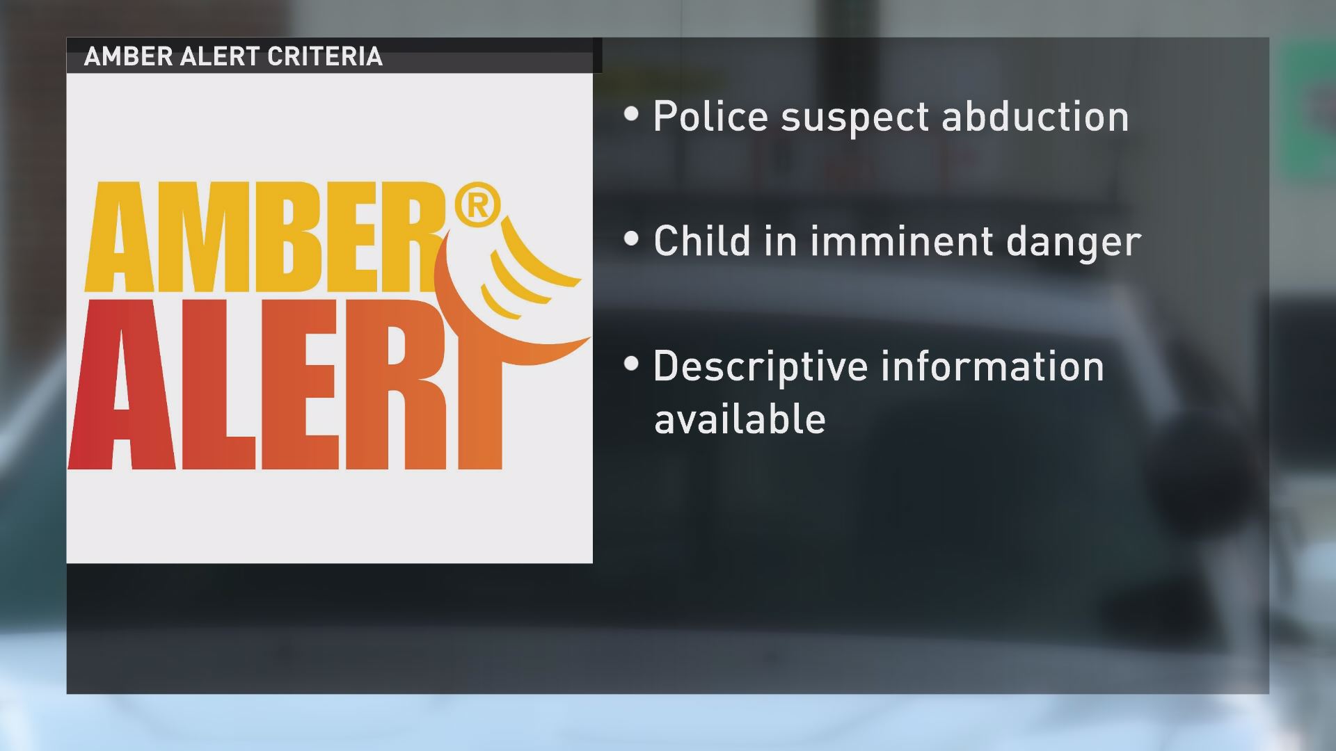 Amber Alerts rarely end with child death